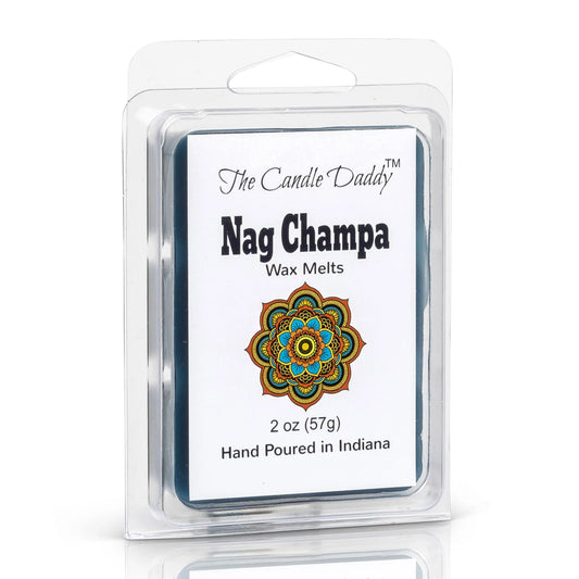 Nag Champa Scented Wax Melts - 1 Pack - 2 Ounces - 6 Cubes